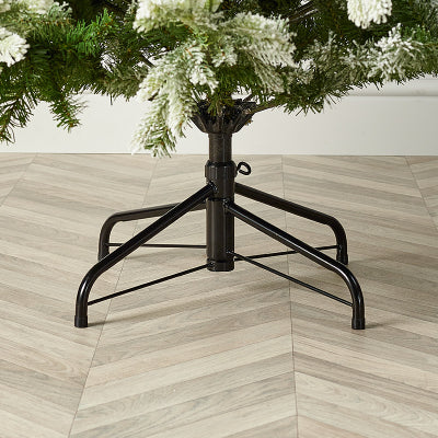 7ft Grand Fir Snowy Christmas Tree (210cm) - Premium Artificial Tree with Flocked Branches