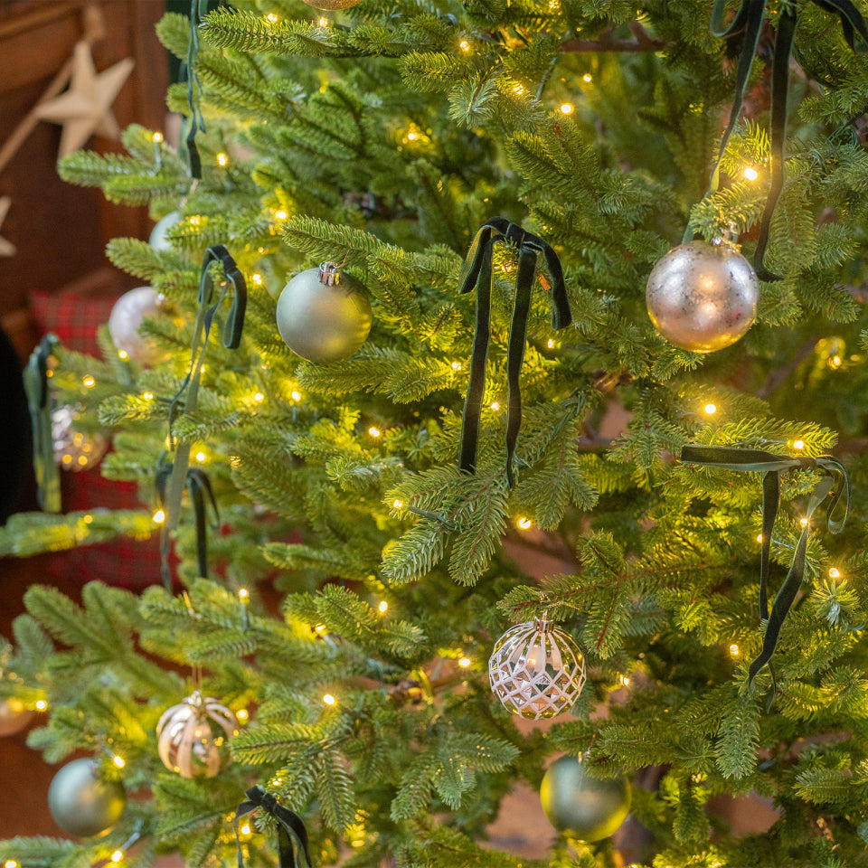 8ft Courcheval Fir Pre-Lit Christmas Tree