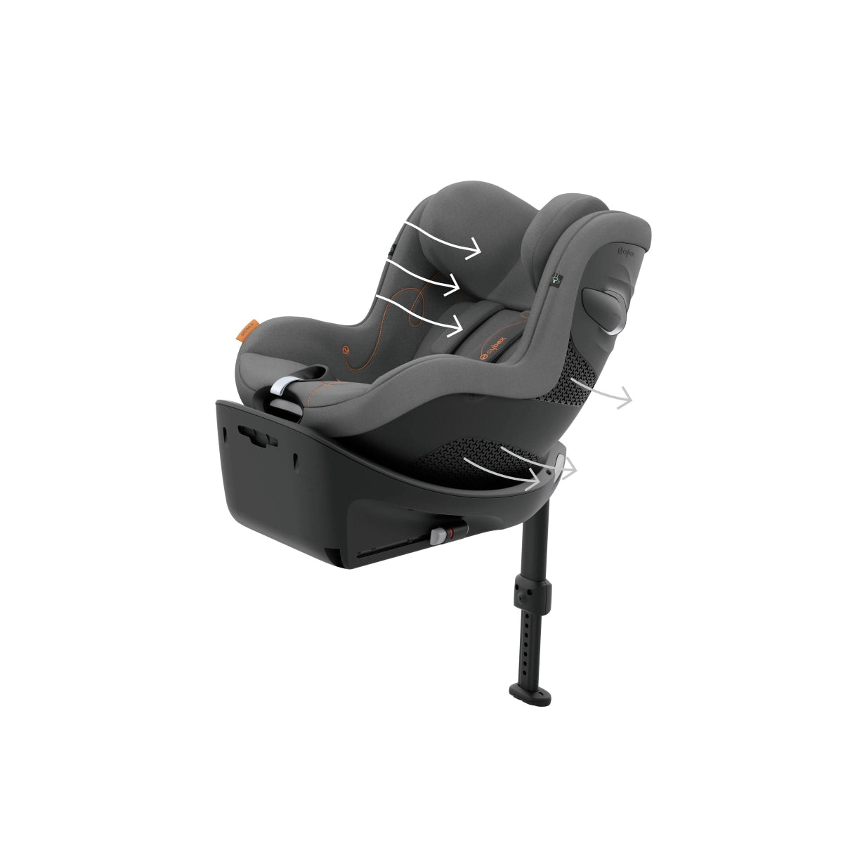 Cybex Sirona G i-Size Toddler Car Seat - Lava Grey