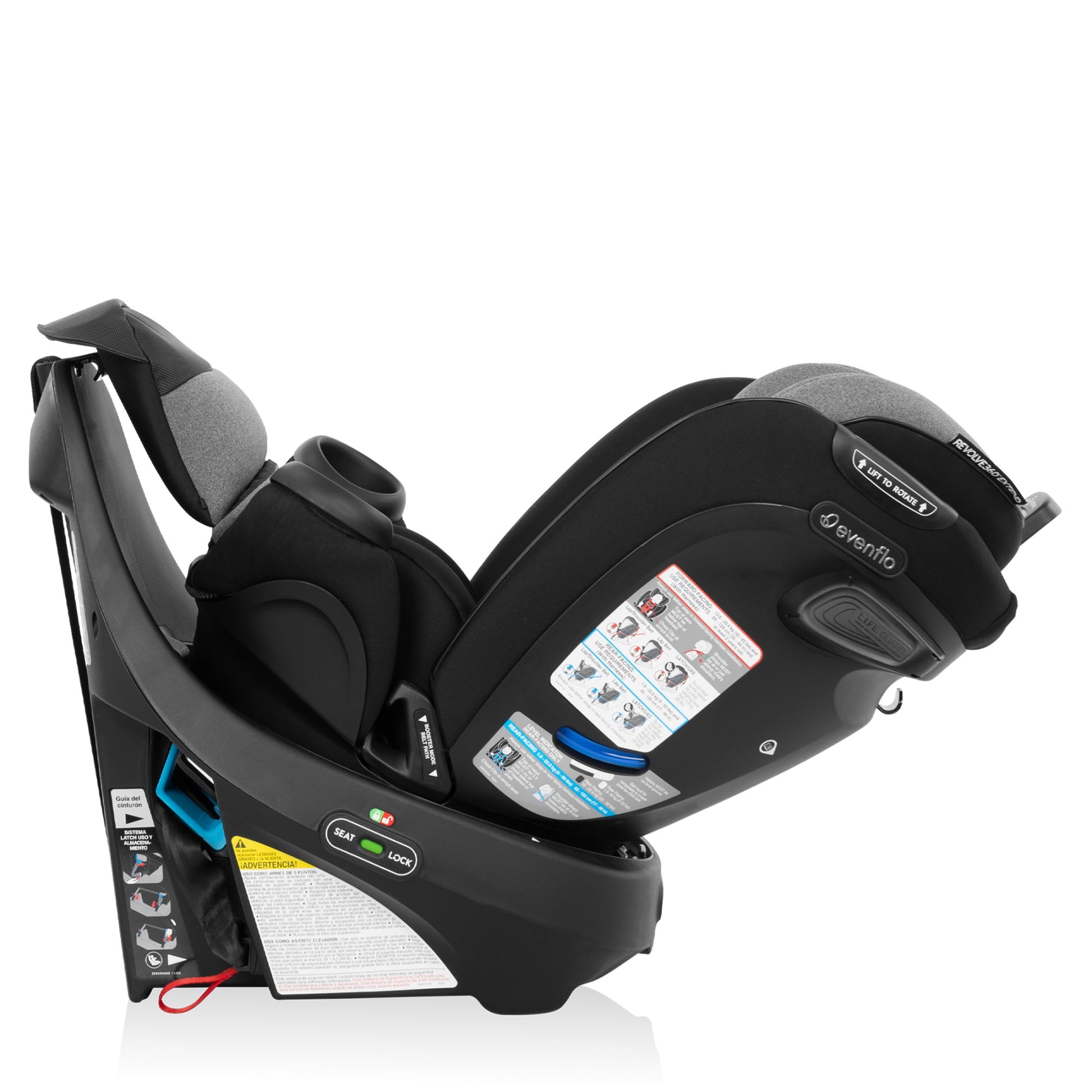 Revolve360 Extend All-in-One Rotational Car Seat with SensorSafe