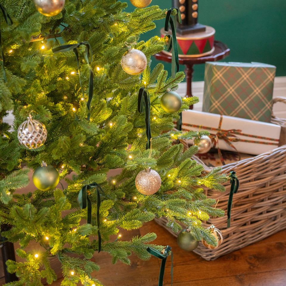 8ft Courcheval Fir Pre-Lit Christmas Tree