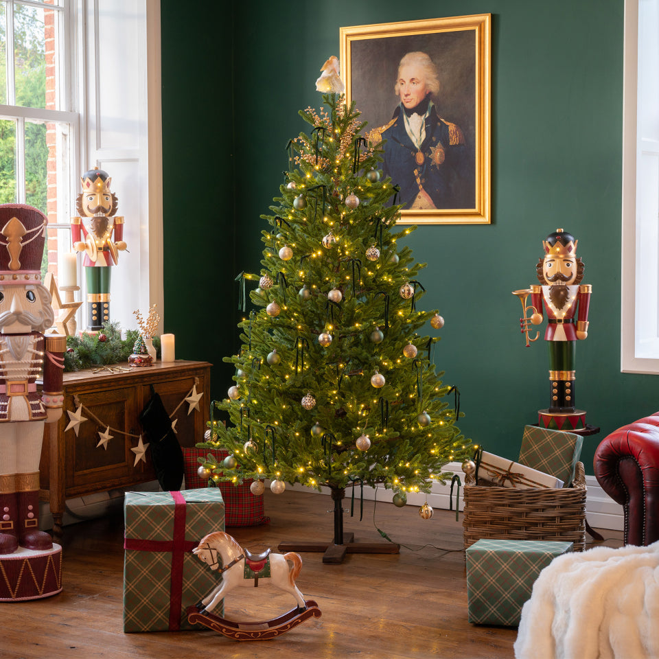 8ft Courcheval Fir Pre-Lit Christmas Tree