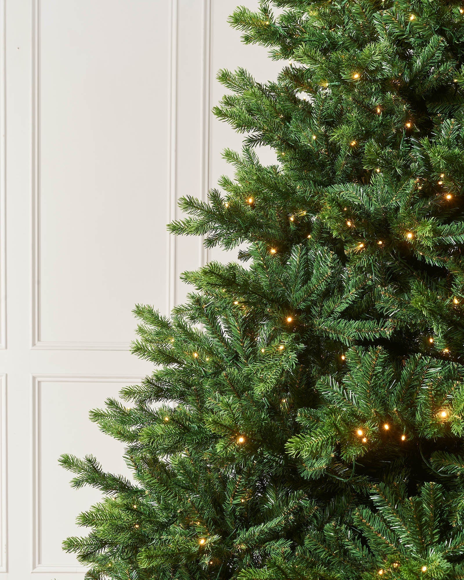 Pre-Lit Balsam Fir Christmas Tree, 9 ft