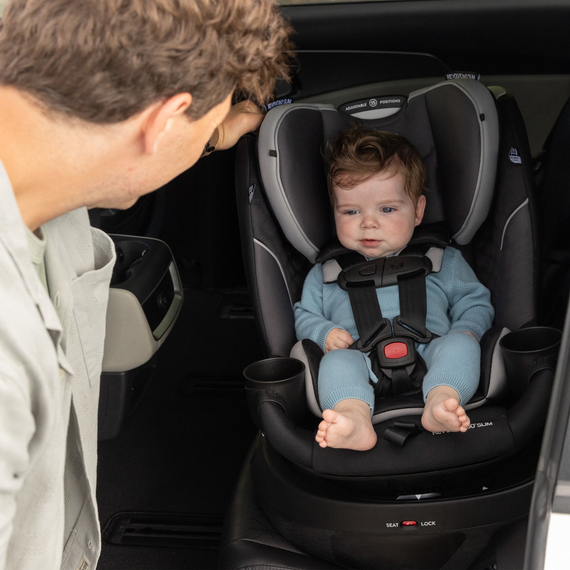 Revolve360 Slim 2-in-1 Rotational Car Seat
